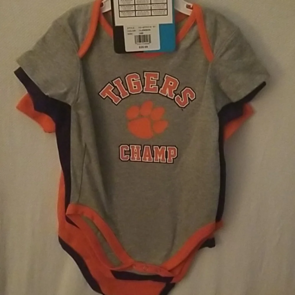 Clemson Tigers Onsies 18-24 months